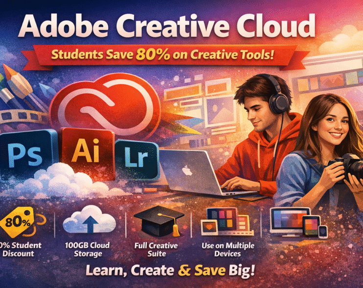 What is adobe creative cloud, Students Save 80%